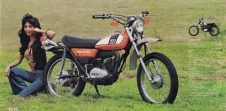 UMA RARA YAMAHA DT 100 C ( ANO 1974), AGORA VOLTARÁ ÀS RUAS.
