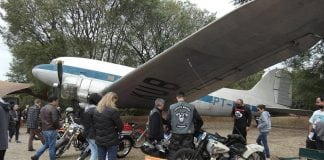 Motos antigas são expostas no Centro Histórico de São Paulo