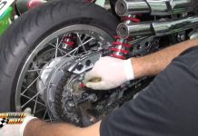 Lavagem de motos a seco