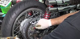 Lavagem de motos a seco