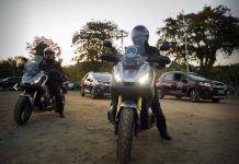 “Pro outro lado da América “ Os novos maxy-scooters Honda X-ADV na estrada.